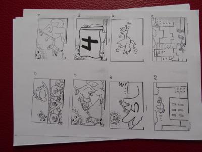 Keith HARING (d’après) - Sesame Street - Planche d’animation 2