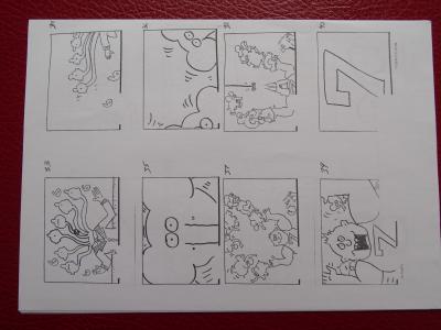 Keith HARING (d’après) - Sesame Street - Planche d’animation 2