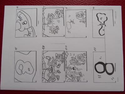 Keith HARING (d’après) - Sesame Street - Planche d’animation 2
