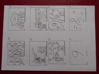 Keith HARING (d’après) - Sesame Street - Planche d’animation 2