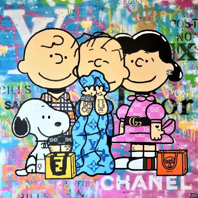 Emily CROOK - Crew Selfie, 2019 - Technique mixte sur toile 2