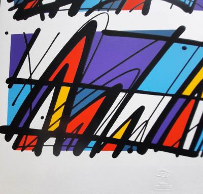 Momies - Lignes abstraites, 2018 - Sérigraphie signée et numérotée 2
