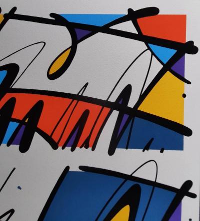 Momies - Lignes abstraites, 2018 - Sérigraphie signée et numérotée 2
