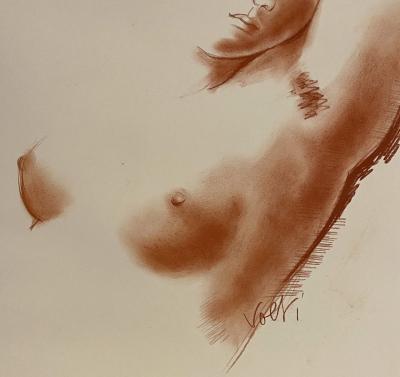 Antoniucci VOLTI - Portrait de femme - Dessin signé 2