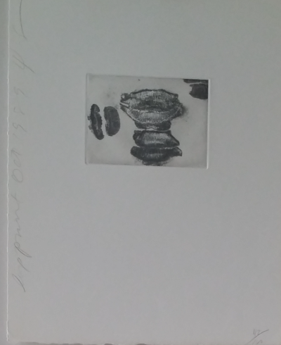 Donald Sultan  - Lips print, 1989 -  Gravure originale signée au crayon 2