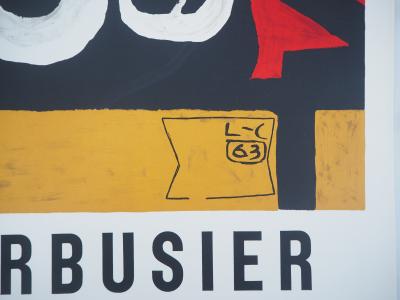 Le CORBUSIER : Tapisseries (Homme et Taureau) - 1963 - Lithographie originale 2
