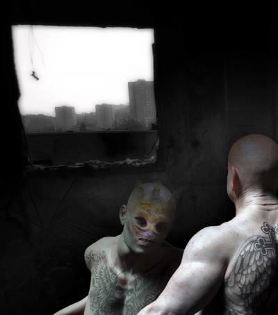 Lionel MORATEUR - Thanatos, 2019 - Sérigraphie signée et numérotée 2