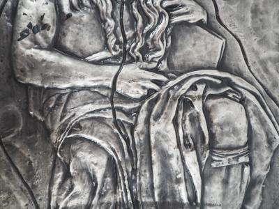 Salvador Dali : Moise et le monothéisme - Sculpture en Bas relief