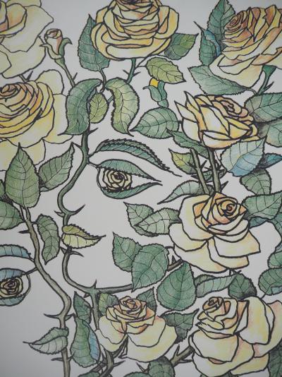 Jean MARAIS - Amour dans les Roses - Lithographie signée 2