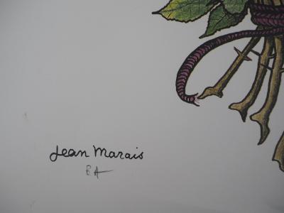 Jean MARAIS - Amour dans les Roses - Lithographie signée 2
