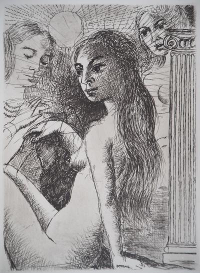 Paul Delvaux - Les trois Grâces, 1970 - Gravure 2