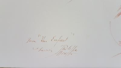 Lucien Philippe MORETTI - Pour un enfant - Dessin original signé 2