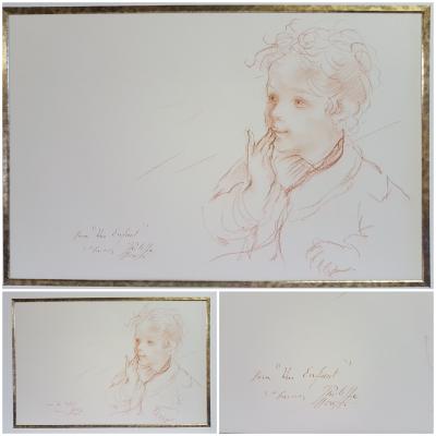 Lucien Philippe MORETTI - Pour un enfant - Dessin original signé 2