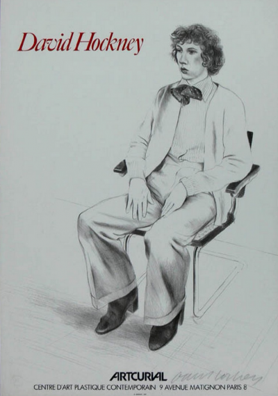 David HOCKNEY - Artcurial, Gregory Evans, 1979 - Lithografie mit Bleistift signiert