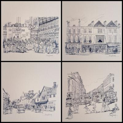 Henry LEMARIE- Les aventures de Monsieur PICWICK - Ensemble de 90 gravures signées dans la planche 2