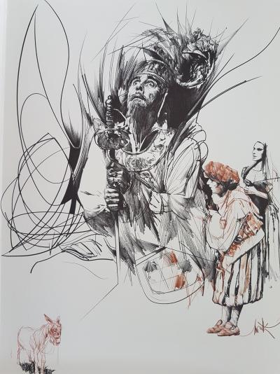 Jacques BREL & Raymond Moretti - L’homme de la Mancha- Livre illustré 2
