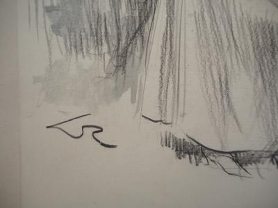 Alméry LOBEL-RICHE : Consolation - Dessin original, Signé 2