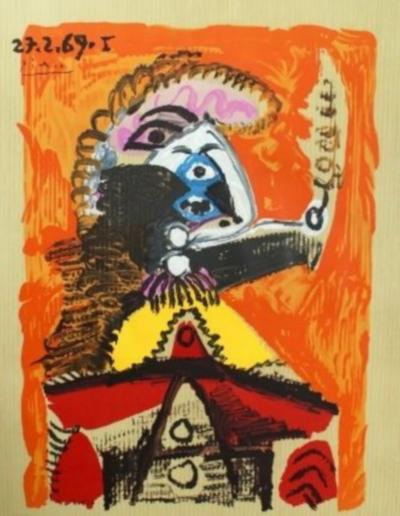 Pablo PICASSO (after) - Portraits Imaginaires, 1969 - Lithograph 2