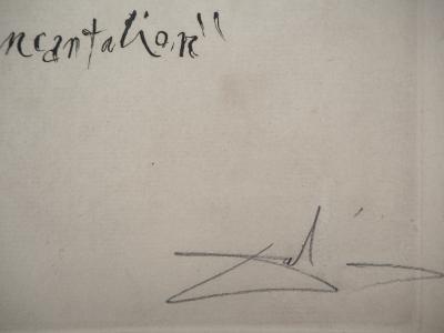 Salvador DALI : Nu surréaliste - Gravure originale signée 2