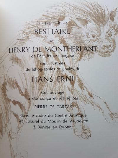 Henry de Montherlant - Histoire naturelle imaginaire,1979 - Livre 2