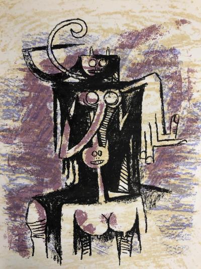 Wifredo Lam - XX Siècle - Lithographie 2