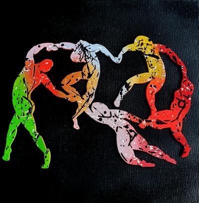 SPACO - Ronde Matisse  Colors, 2025 - Peinture pop street art 2