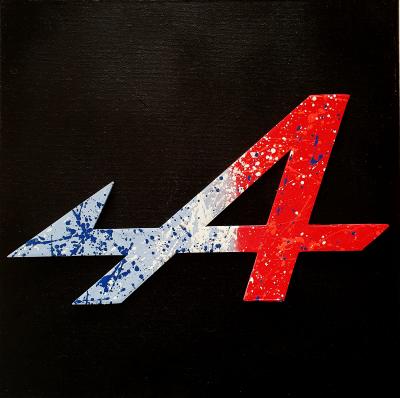 SPACO - Alpine F1, 2025 - Tableau pop street art 2