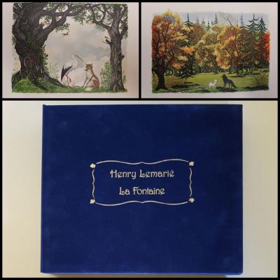 Henry LEMARIE - Les Fables de la Fontaine - Série de 32 bois gravés 2