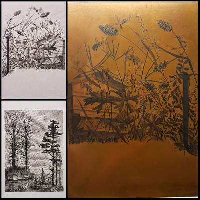 Tavy NOTTON - La vie des abeilles - Ensemble de gravures originales 2