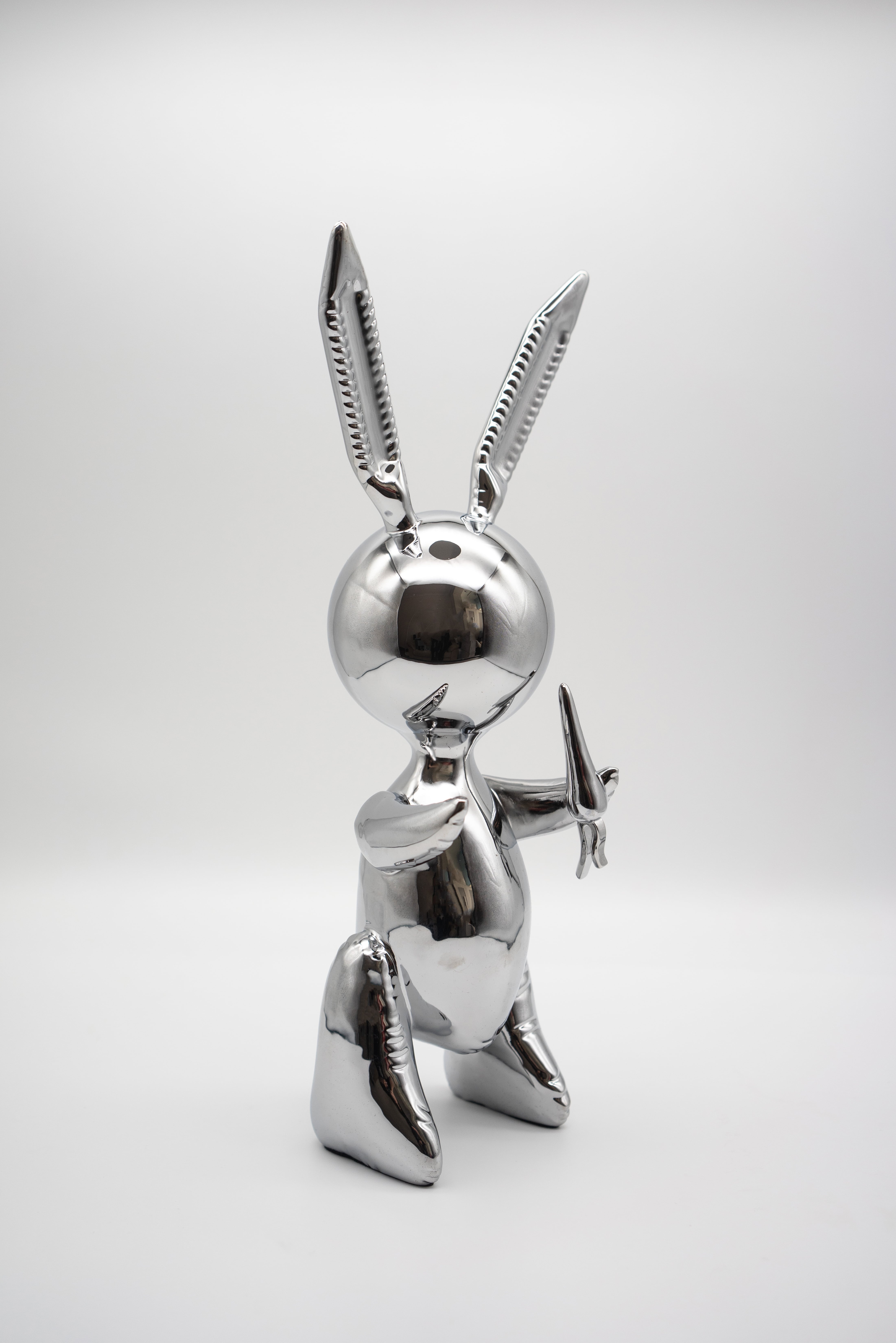 Editions Studio after Jeff Koons Silver Rabbit Sculpture