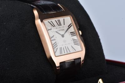 Montre Cartier Santos-Dumont or rose 18 carats 2