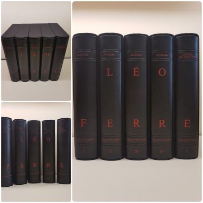 Léo FERRE - Oeuvres poétiques, 1989 - Livres 2