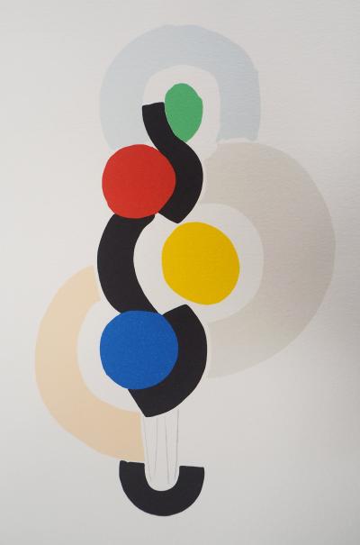 Sonia DELAUNAY (d’après) - Coffret de 4 lithographies II - Edition Artcurial 1994 2