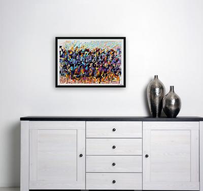 Richard SAINT-AMANS - Calligraff 6, 2019 - Sérigraphie signée et numérotée 2