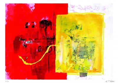 Richard SAINT-AMANS - Abstract 4, 2019 - Sérigraphie signée et numérotée 2