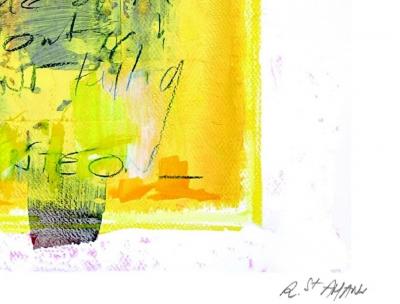 Richard SAINT-AMANS - Abstract 4, 2019 - Sérigraphie signée et numérotée 2