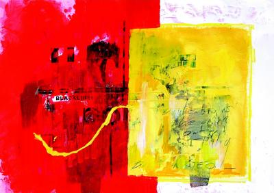Richard SAINT-AMANS - Abstract 4, 2019 - Sérigraphie signée et numérotée 2