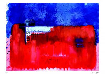 Richard SAINT-AMANS - Abstract 2, 2019 - Sérigraphie signée et numérotée 2