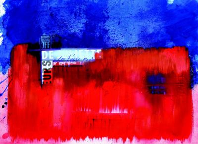 Richard SAINT-AMANS - Abstract 2, 2019 - Sérigraphie signée et numérotée 2