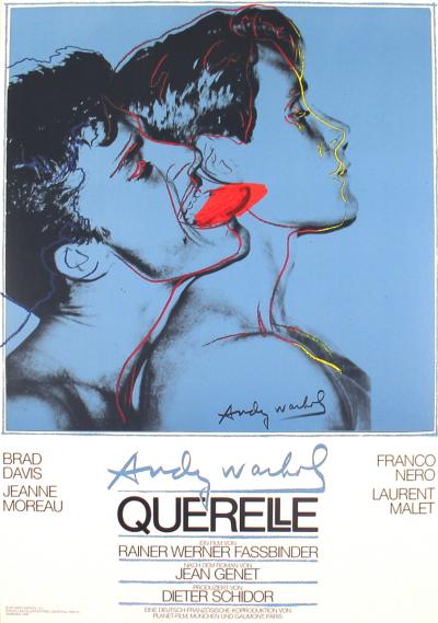 Andy WARHOL - Querelle Blue -  1983 Offset LIthograph 2