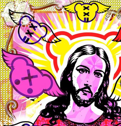 Jordan PANKOV - Jesus II - Sérigraphie signée et numérotée 2