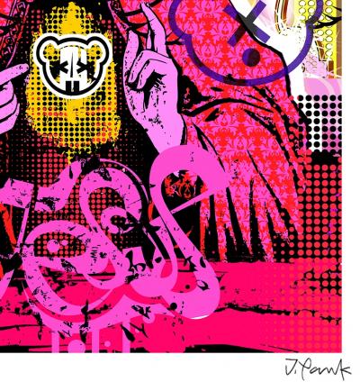 Jordan PANKOV - Jesus II - Sérigraphie signée et numérotée 2