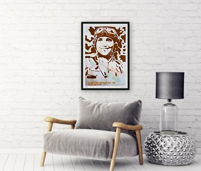 Jean Michel ZAZZI - Lidia, aviatrice - Russie - 1944, 2019 - Sérigraphie signée au crayon 2