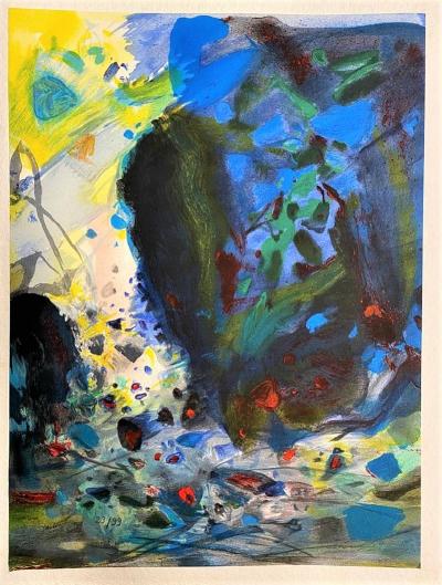 CHU TEH-CHUN - Saison bleue, 2006 - Lithographie signée au crayon 2