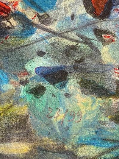 CHU TEH-CHUN - Saison bleue, 2006 - Lithographie signée au crayon 2