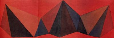 Sol LEWITT - Piramidi VIII, 1986 - Lithographie originale signée au crayon 2