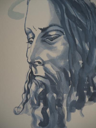 Tsuguharu FOUJITA - Le Christ, 1966 - Gravure signée dans la planche 2