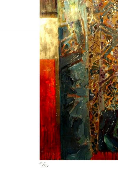 Dasha SKORUBSKA - KANDINSKY - Gold of Empire - Sérigraphie signée et numérotée 2