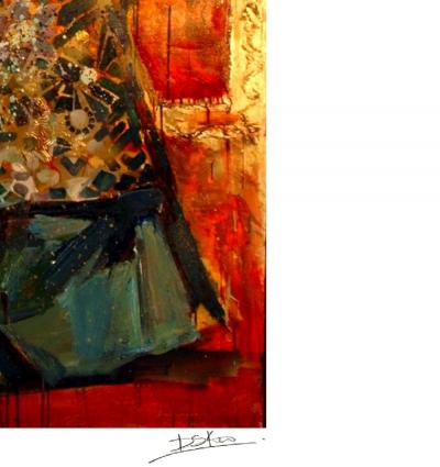 Dasha SKORUBSKA - KANDINSKY - Gold of Empire - Sérigraphie signée et numérotée 2