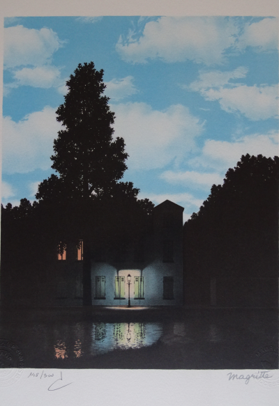 René MAGRITTE (d’après) - L’Empire des Lumières - Lithographie 2